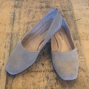 LUCKY BRAND Daymien Tan Suede Ballet Flats Size 8